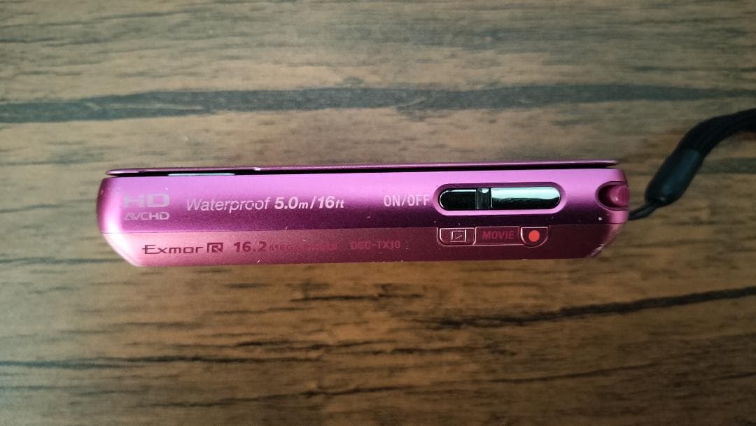 SONY　DSC-TX10　ピンク　コンパクトデジタルカメラ　★元箱＆ケース付