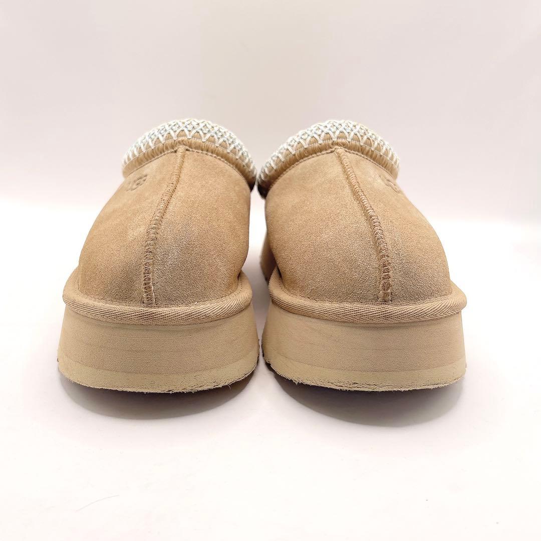 【人気】UGG Tazz sand ベージュ 23 厚底 スリッポン
