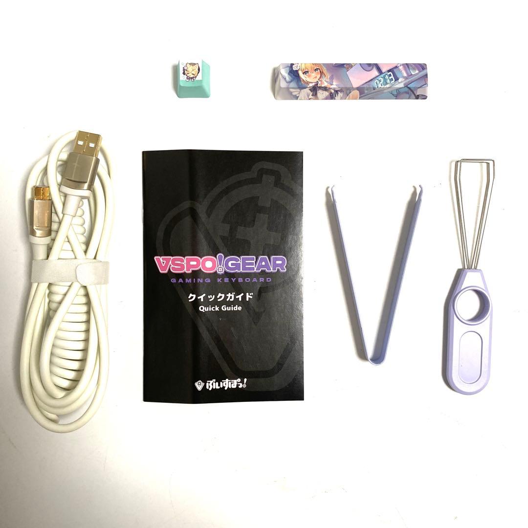 VSPO!GEAR Gaming Keyboard 胡桃のあ EDITION