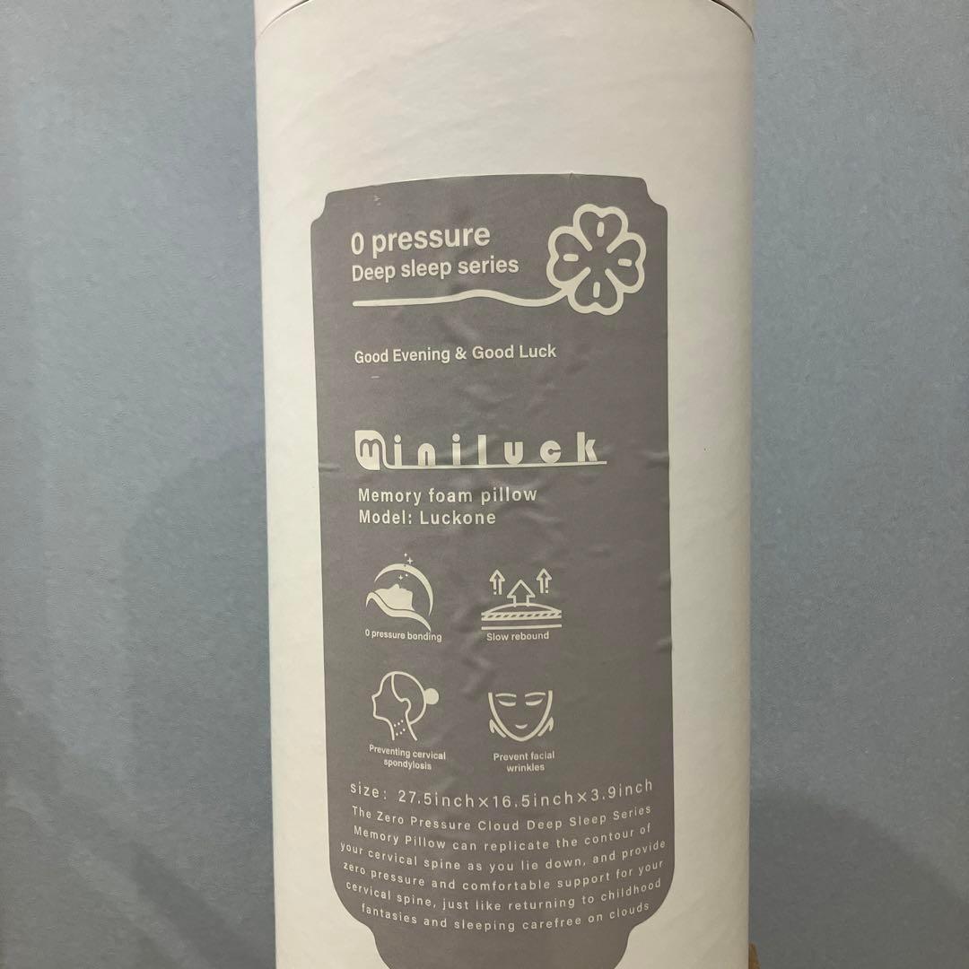 MINILUCK 低反発枕 冷却 枕 洗える カバー 通気性 メッシュ