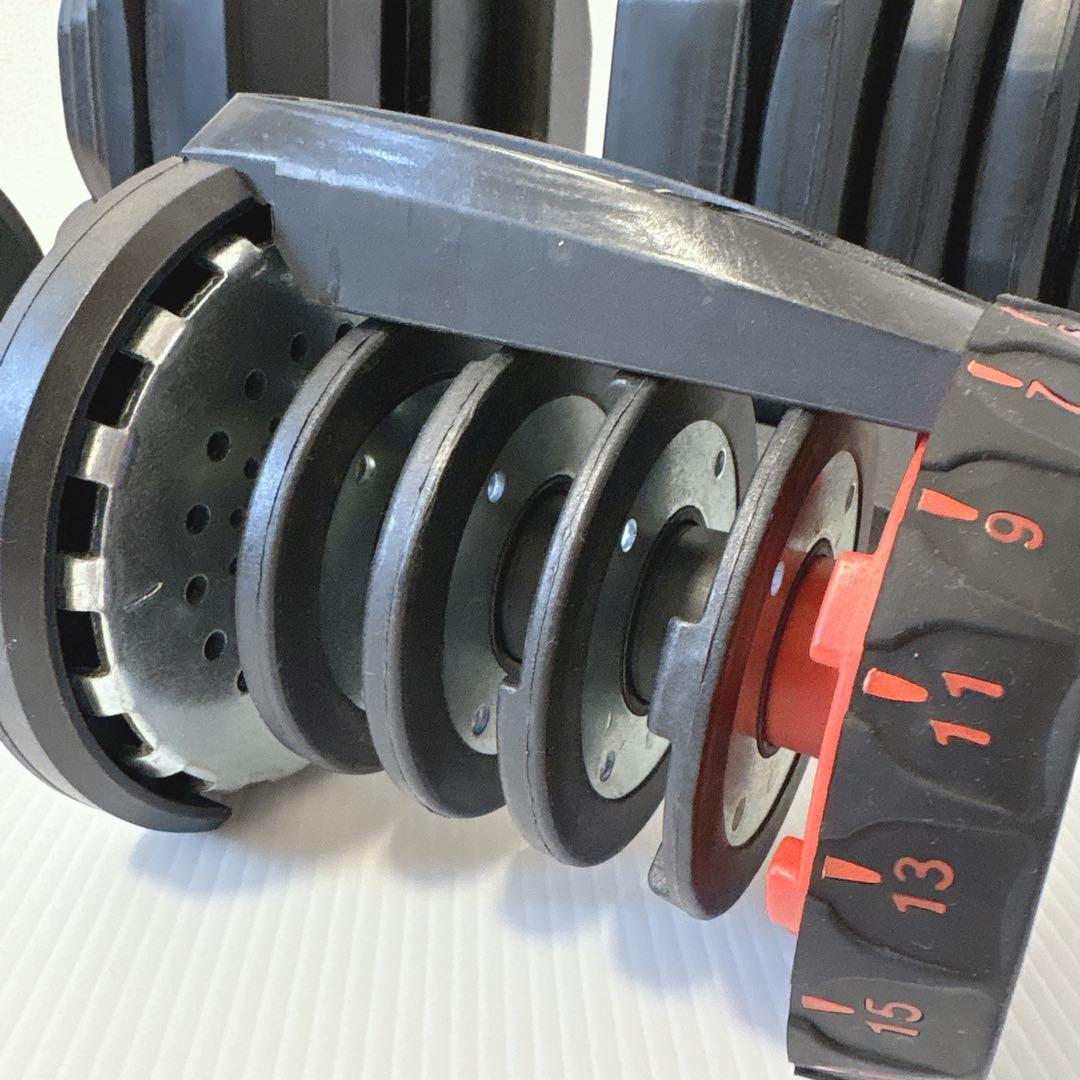 【送料込み】 可変式ダンベル ダイヤル調整5Kg〜40Kg ② 筋トレ