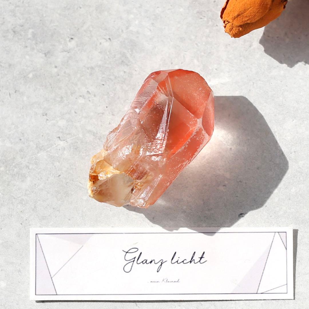 ディープピンクレムリアンシード 天然石 水晶 鉱物 一点物 クォーツ クリスタル