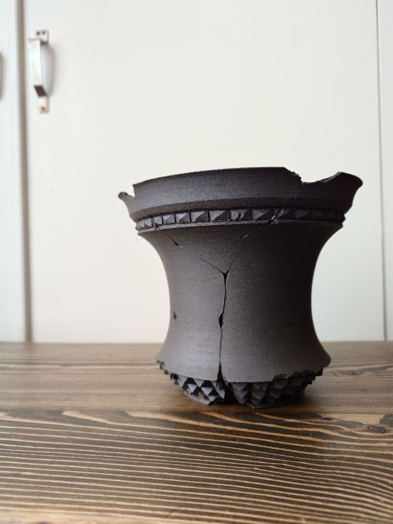 【未使用】 吉光窯 kikko 「Broken Studs FA」スタッズ 鉢