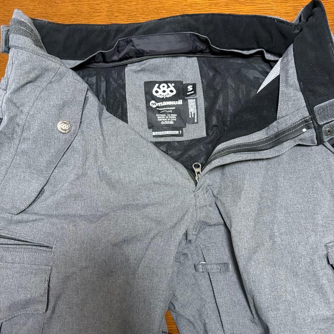 686スノーボードウェア上下セット（インナーセット）メンズS