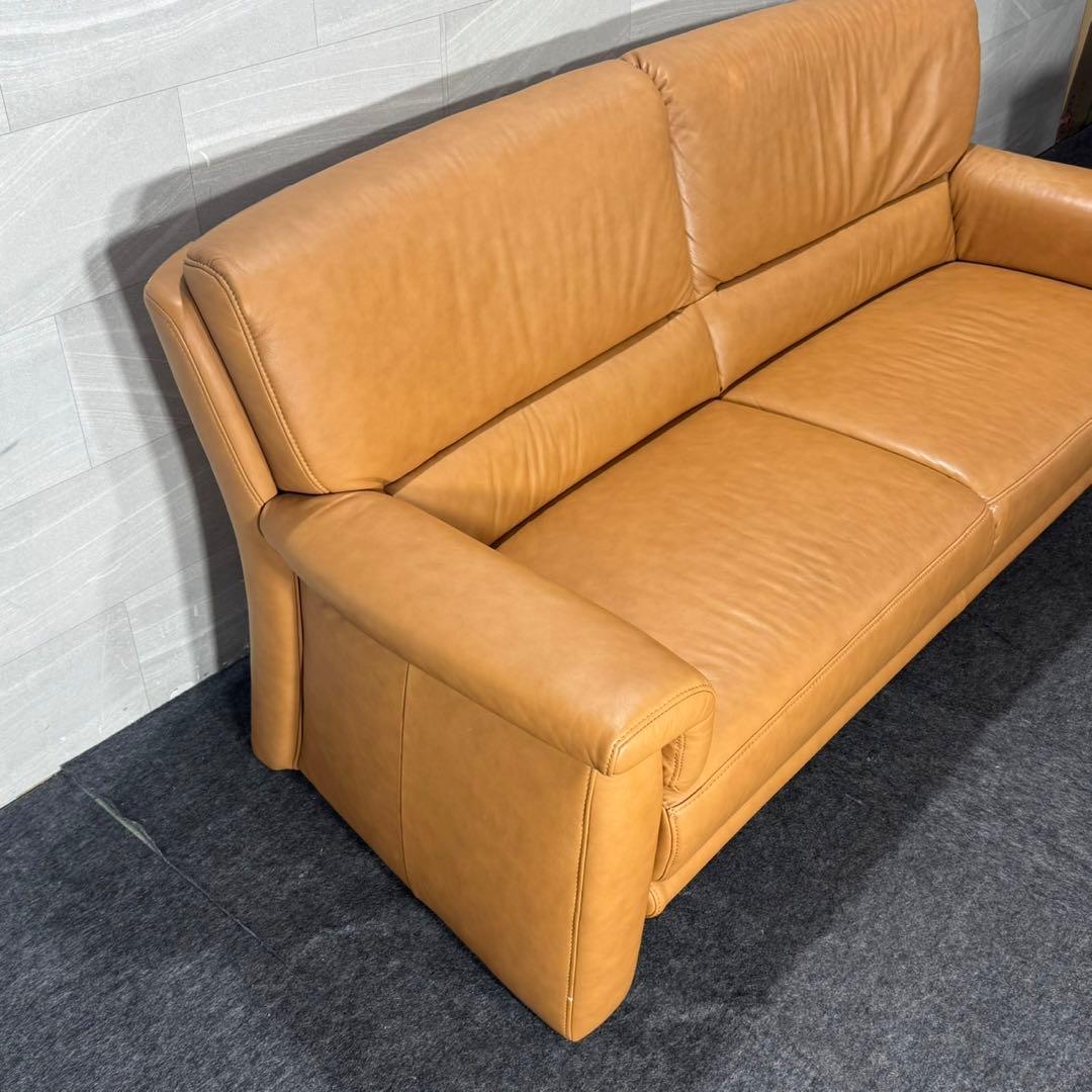 himolla ヒモラ ソファ 3人掛け ベルク 総本革 レザー d4945