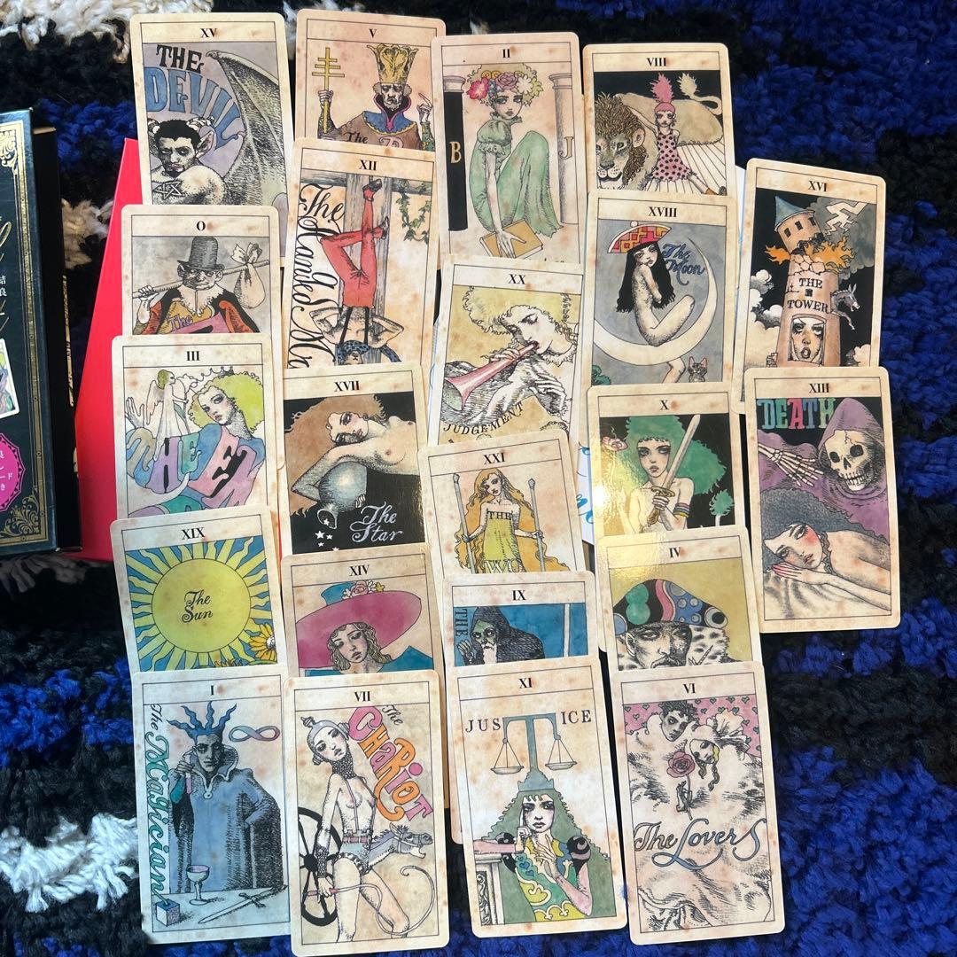 宇野亜喜良　タロットカード Spiritual Tarot 中古良品　！レア!