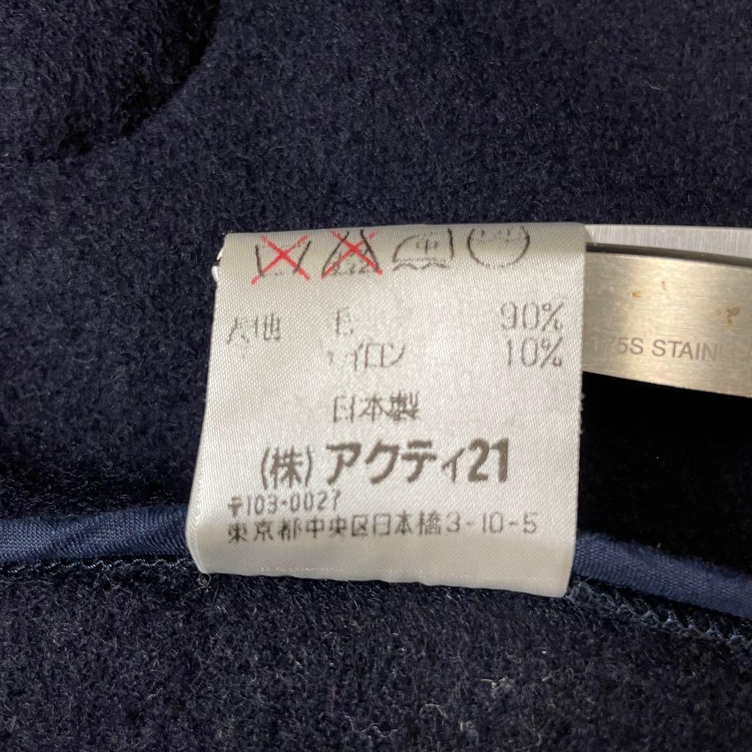 90s ポロラルフローレン ダッフルコート 三角タグ ネイビー L