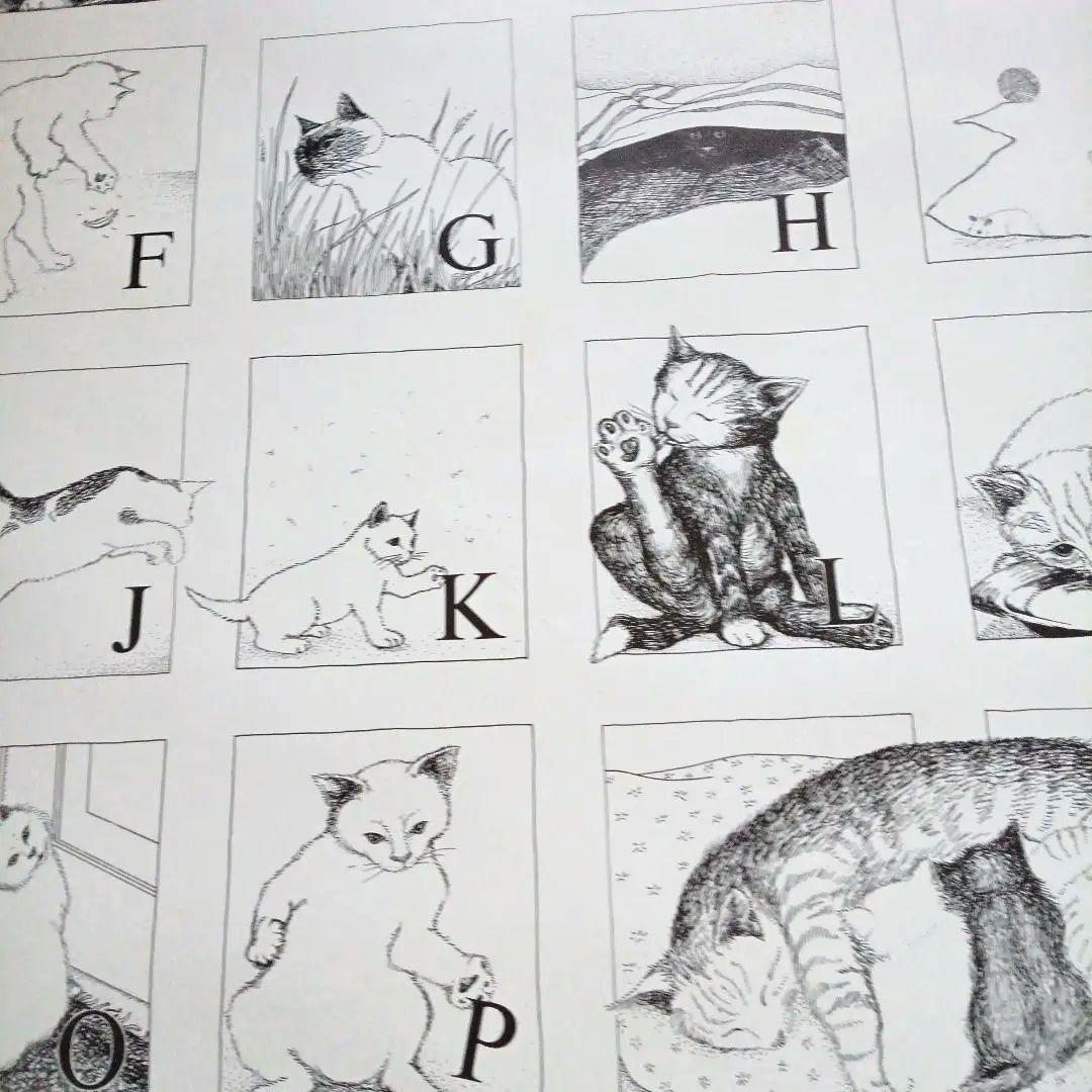 A Dog's /A Cat's イラスト大判ABCポスター 2枚/円筒容器