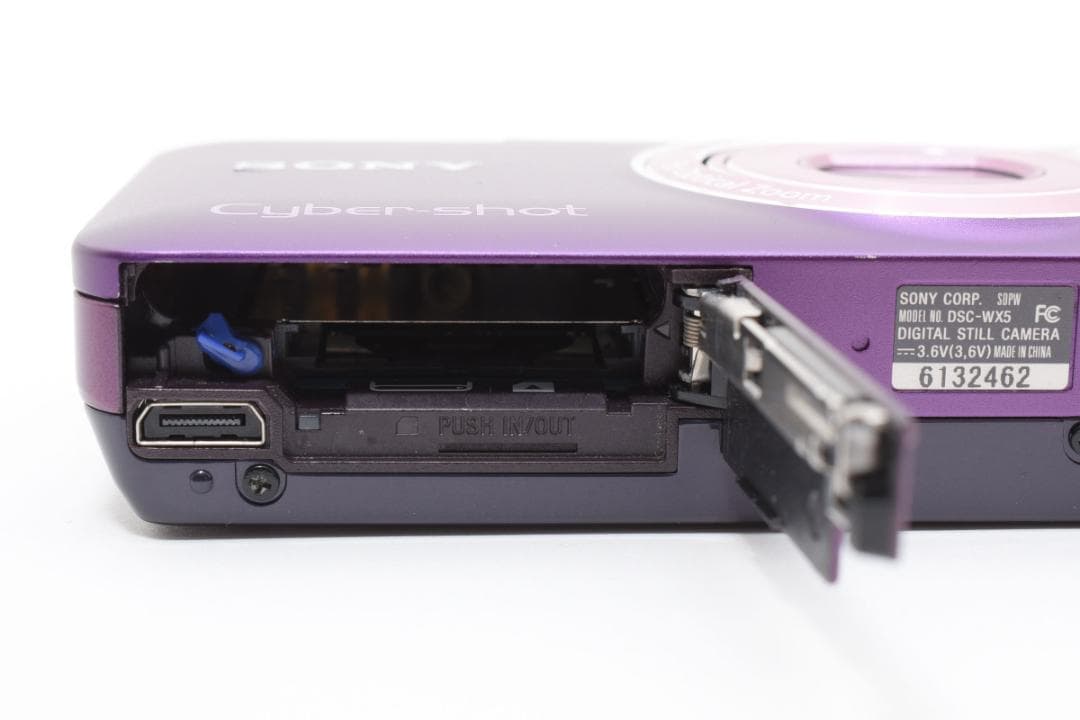 【美品】SONY Cyber-shot DSC-WX5 バイオレット　動作確認済