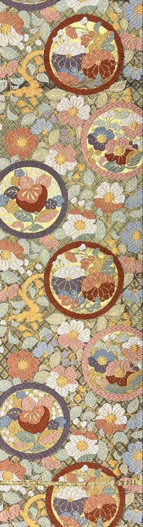 紅型染め　振り袖　フルセット　別誂長襦袢　成人式　美品　佐賀錦本唐織　753