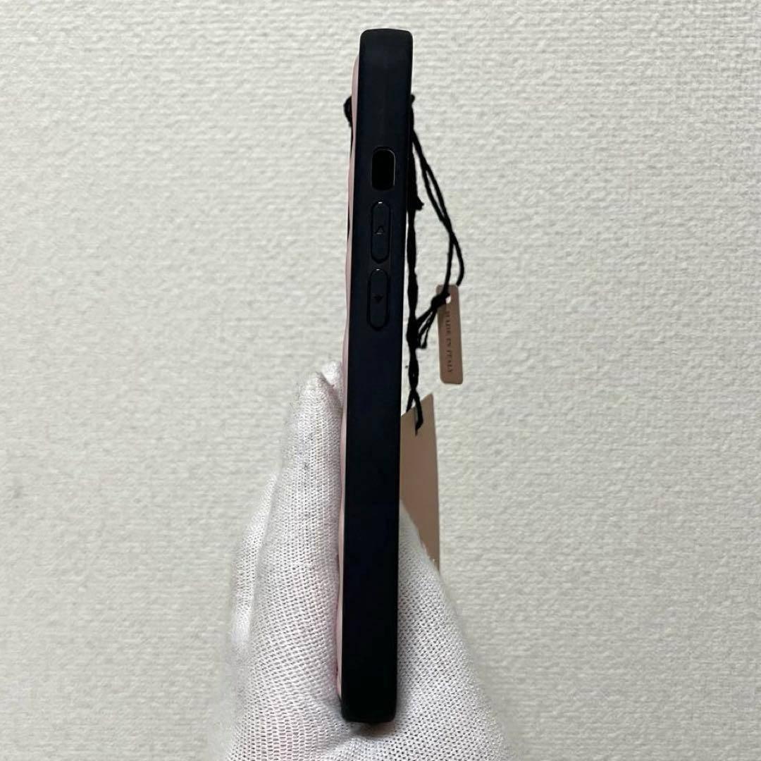 新品 MIUMIU♡ソフトカーフロゴレザーiPhone13Pro用カバー♡ピンク