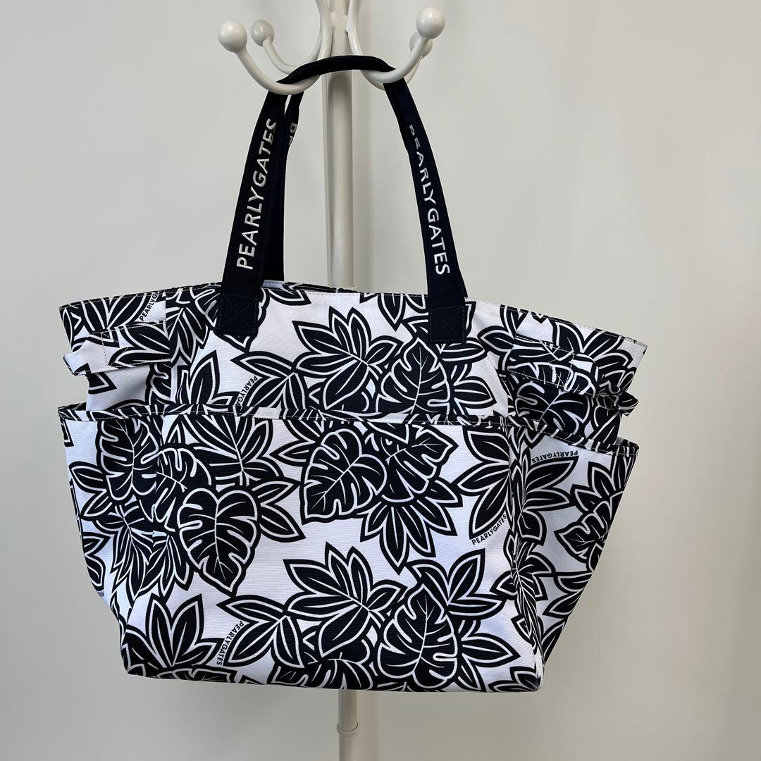 パーリーゲイツロッカーバッグモンステラ柄