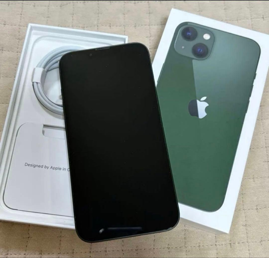 美品　Apple iPhone 13 128GB グリーン　simフリー