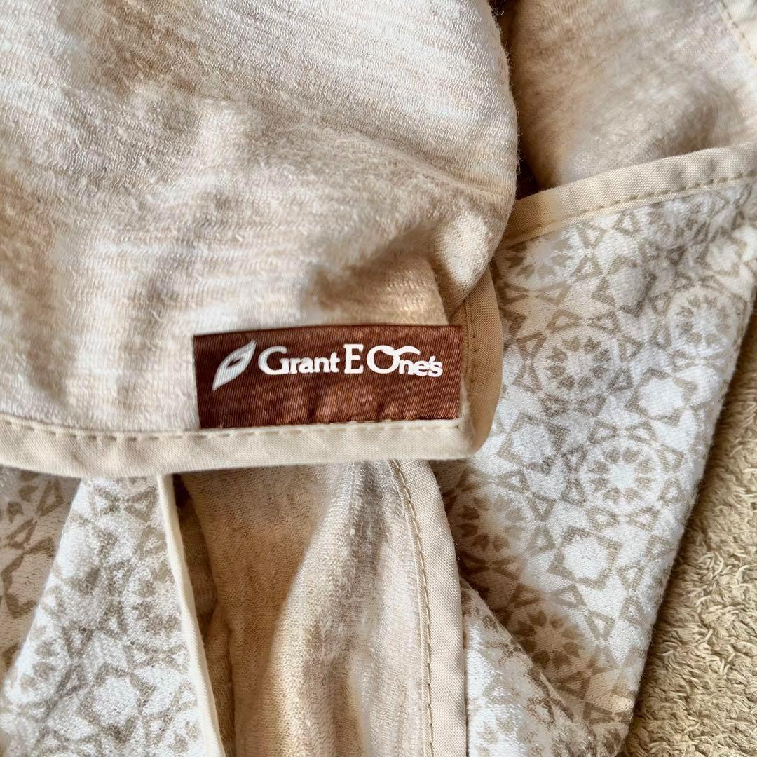 【ベージュ】GrantEOne's ブランケット 全長150cm 温かい 冬