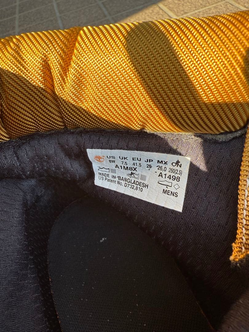 ティンバーランド イエローハイカットブーツ