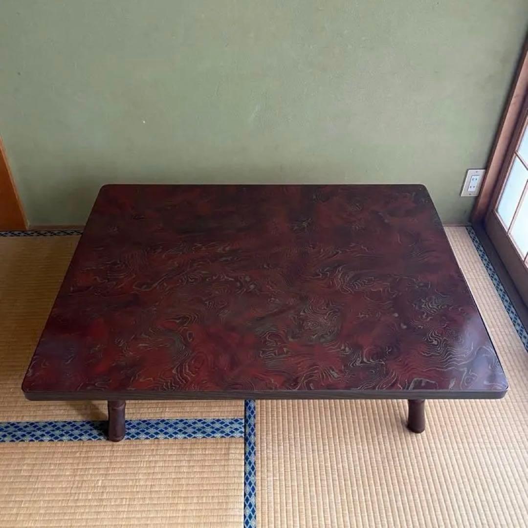 折りたたみ ちゃぶ台 長方形　座卓 昭和レトロ　古民家