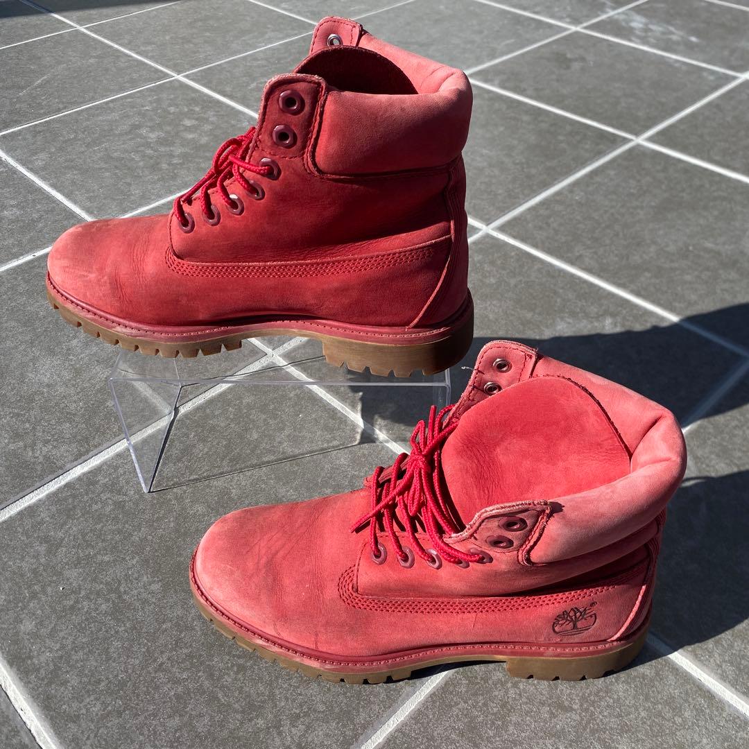 【Timberland】ティンバーランド　レッド　a1149 プレミアムブーツ