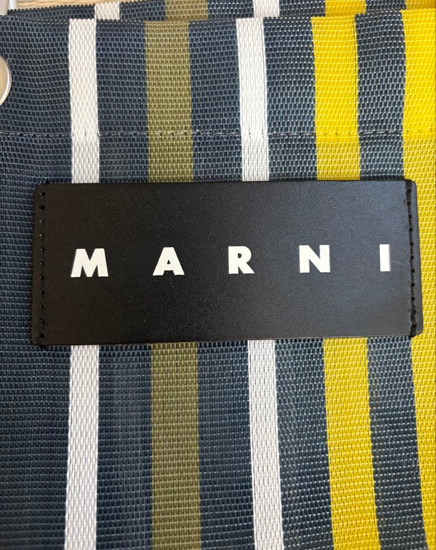 ★MARNI♬マルチカラーメッシュトートバッグ★used美品