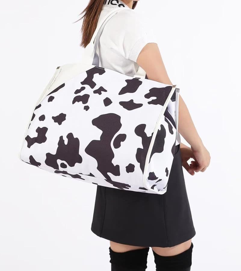 【美品】new balance golf トートバック ボストンテリア柄