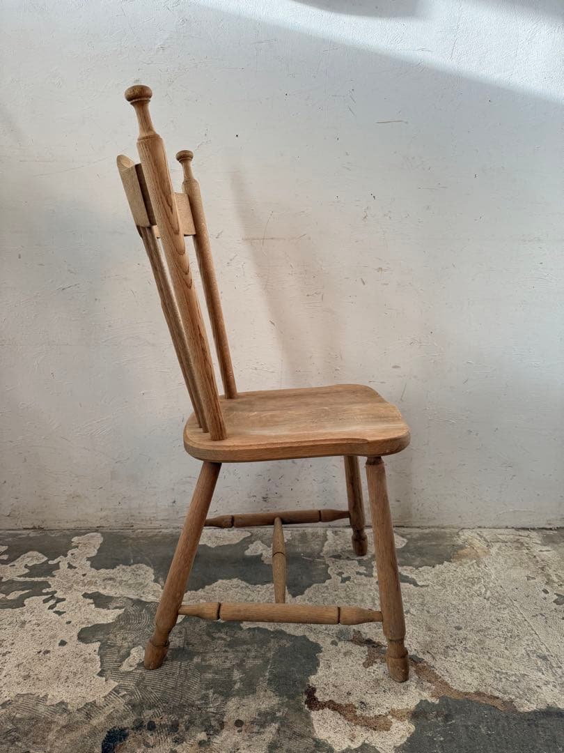 ビンテージ ダイニングチェア　カフェチェア 剥離 no2