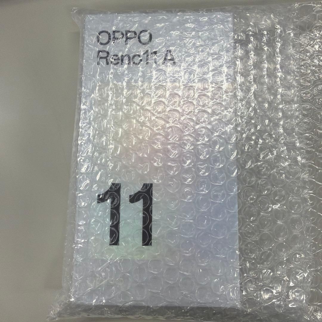 【美品】OPPO Reno11 A ホワイト 本体　ダークグリーン