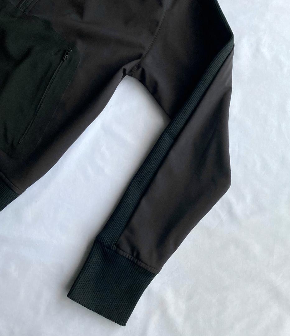 コムデギャルソン シャツ 黒 フード付きブルゾン