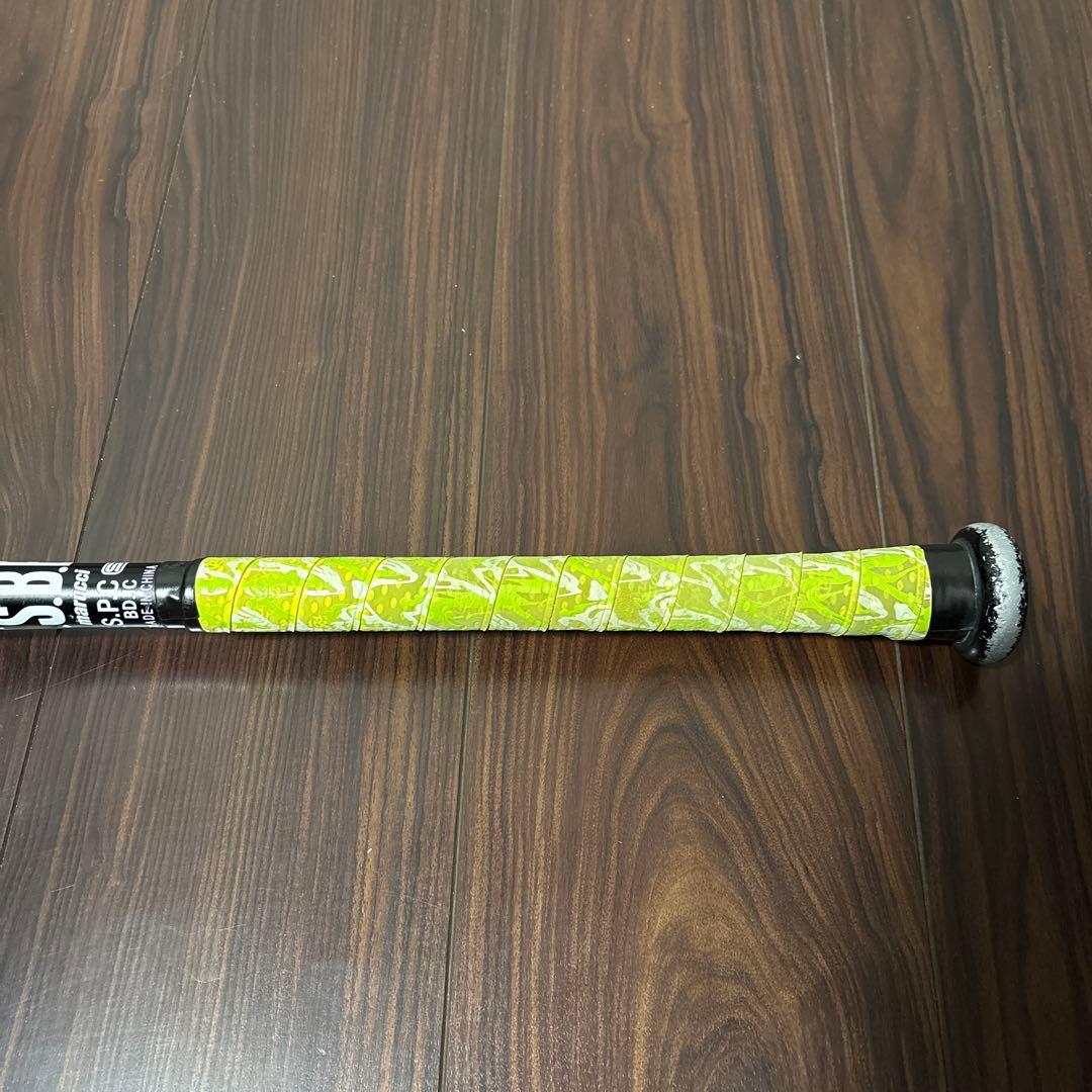 【美品】marucciワニクラッシャー軟式ウレタンバット緑ワニ84cm