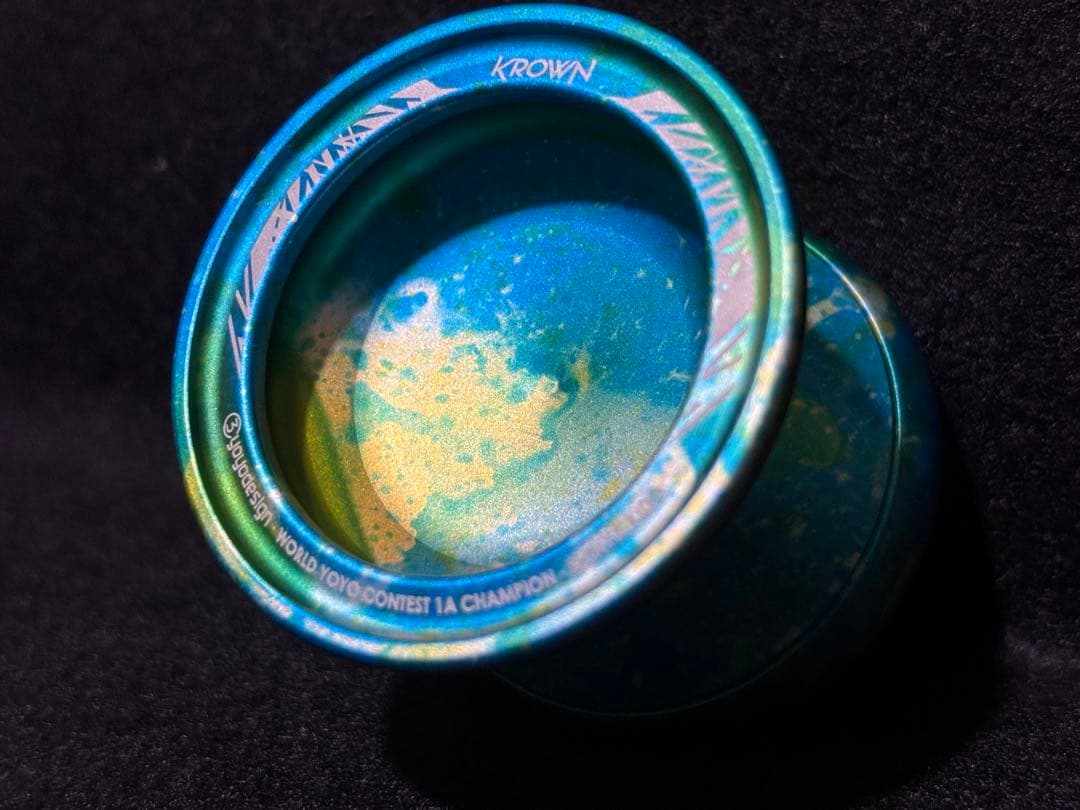 C3yoyodesign Krown Finger Spin 美品 廃盤 希少