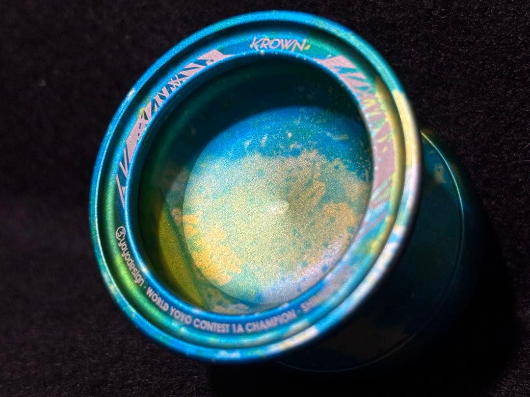 C3yoyodesign Krown Finger Spin 美品 廃盤 希少