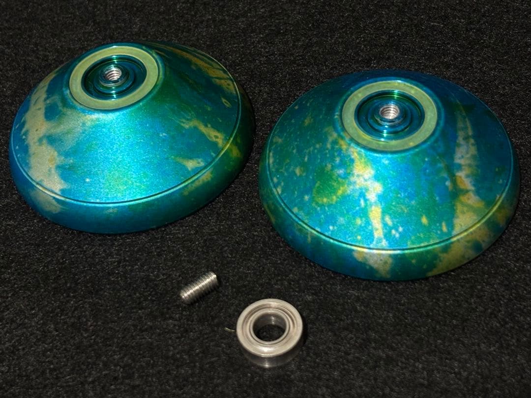 C3yoyodesign Krown Finger Spin 美品 廃盤 希少