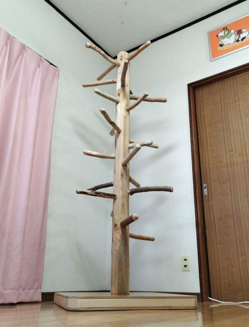 【大型鳥さん用】179.5cm眺め抜群♬ドッシリ重いバードスタンド