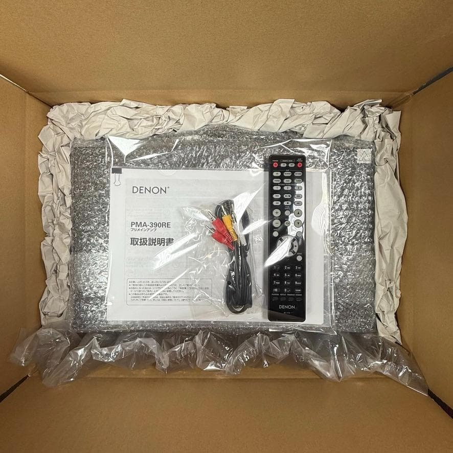 Denon プリメインアンプ エントリークラス ブラック PMA-390RE