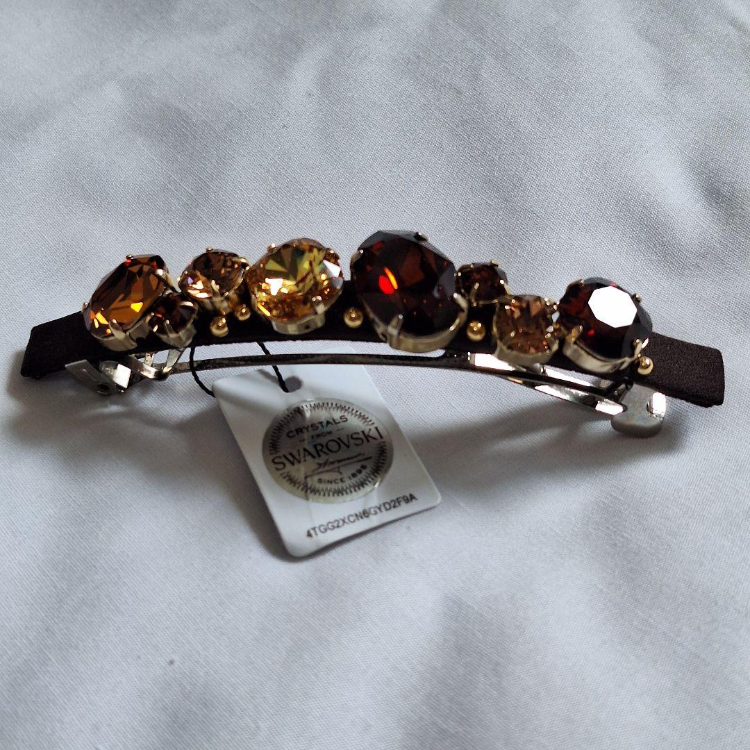 【新品 未使用】Complex bizコンプレックスビズ バレッタ　ブラウン