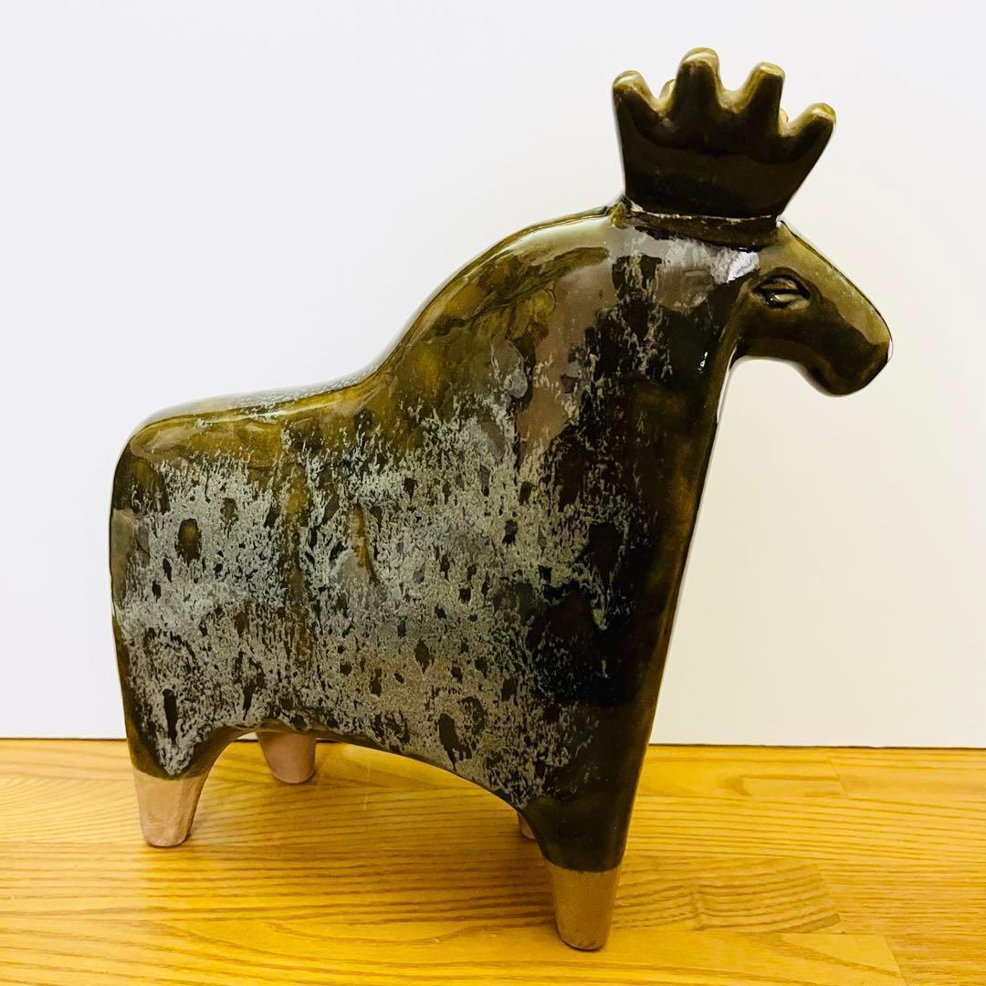 【リサラーソン/STORA ZOO/ヘラジカ】北欧/大きな動物園/修復済