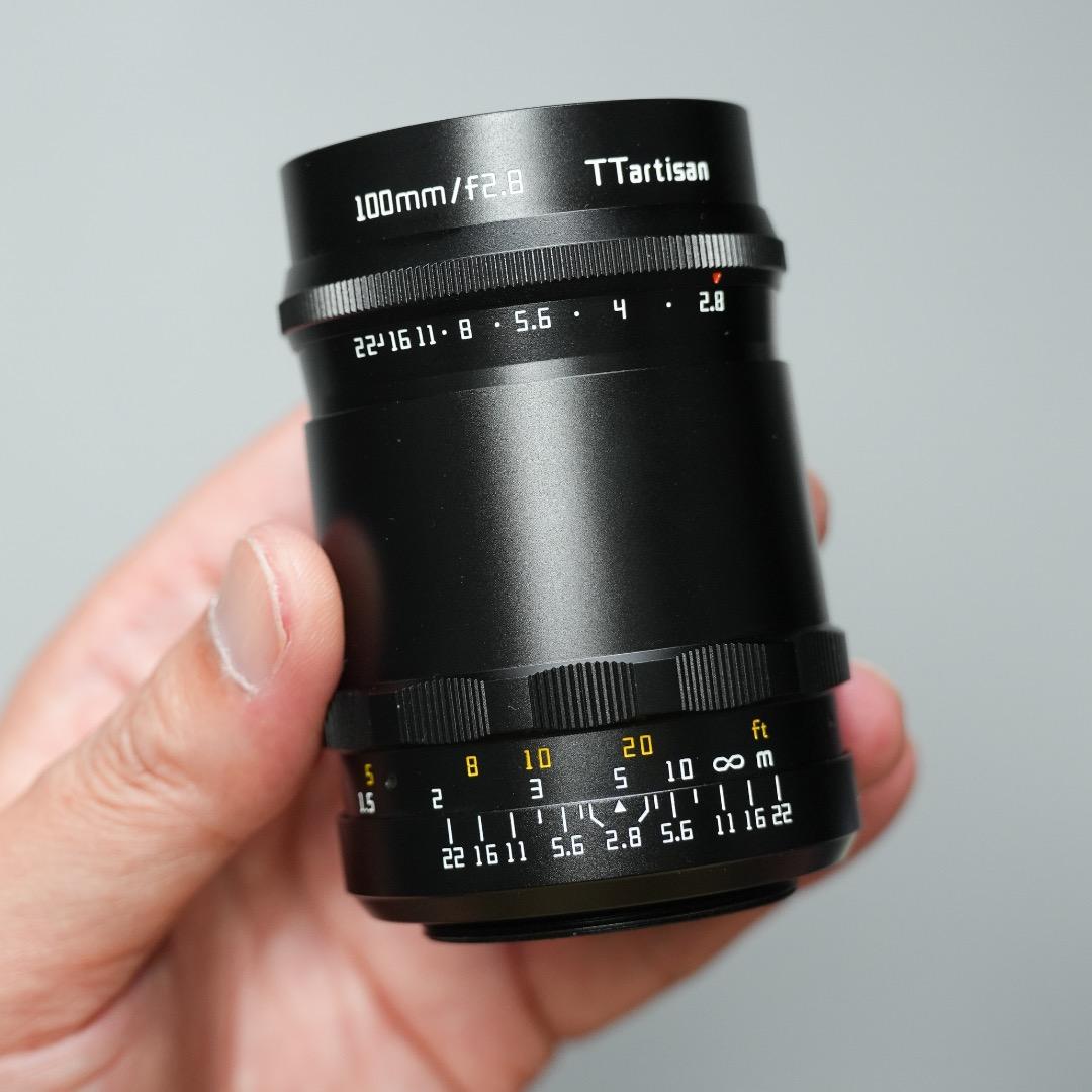【ほぼ新品】TTArtisan 100mm F2.8（M42／Eマウント）