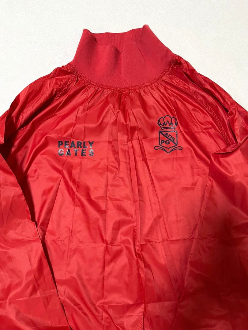 【訳あり】【PEARLY GATES】サイズ6赤＊ツインスニード＊シャカシャカ