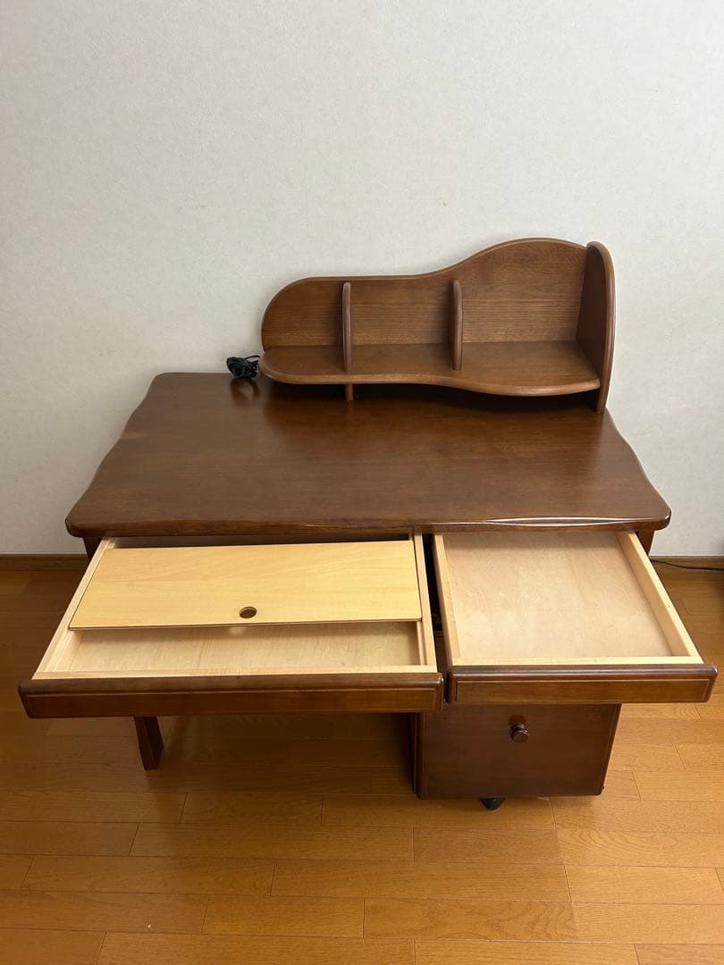 カリモク　学習机3点セット【キャビネット】