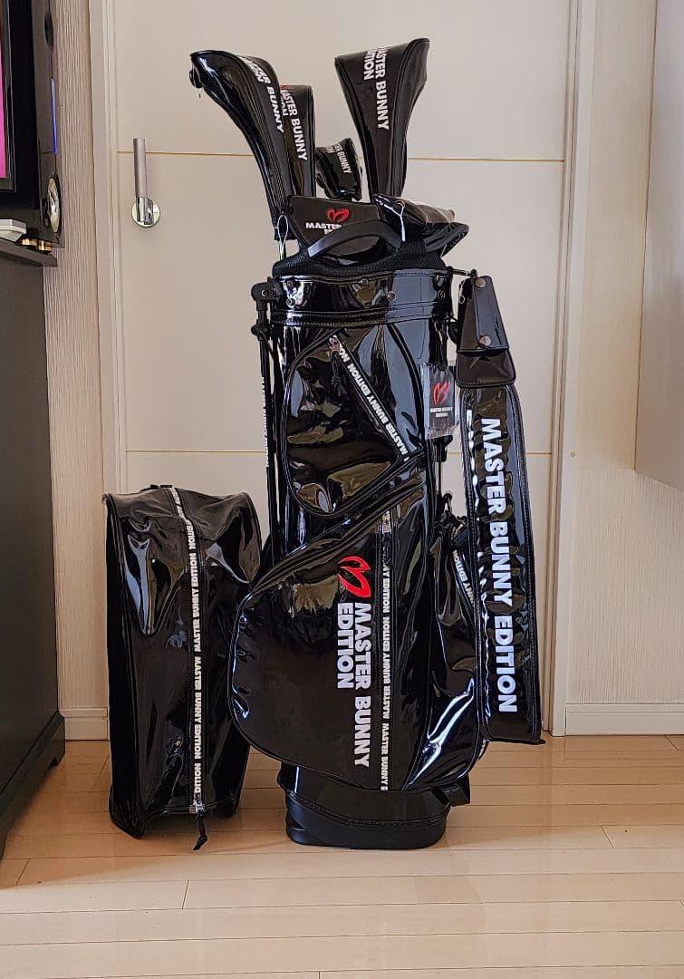 マスターバニー キャディバッグ 新品 エナメル ヘッドカバーセット 希少モデル