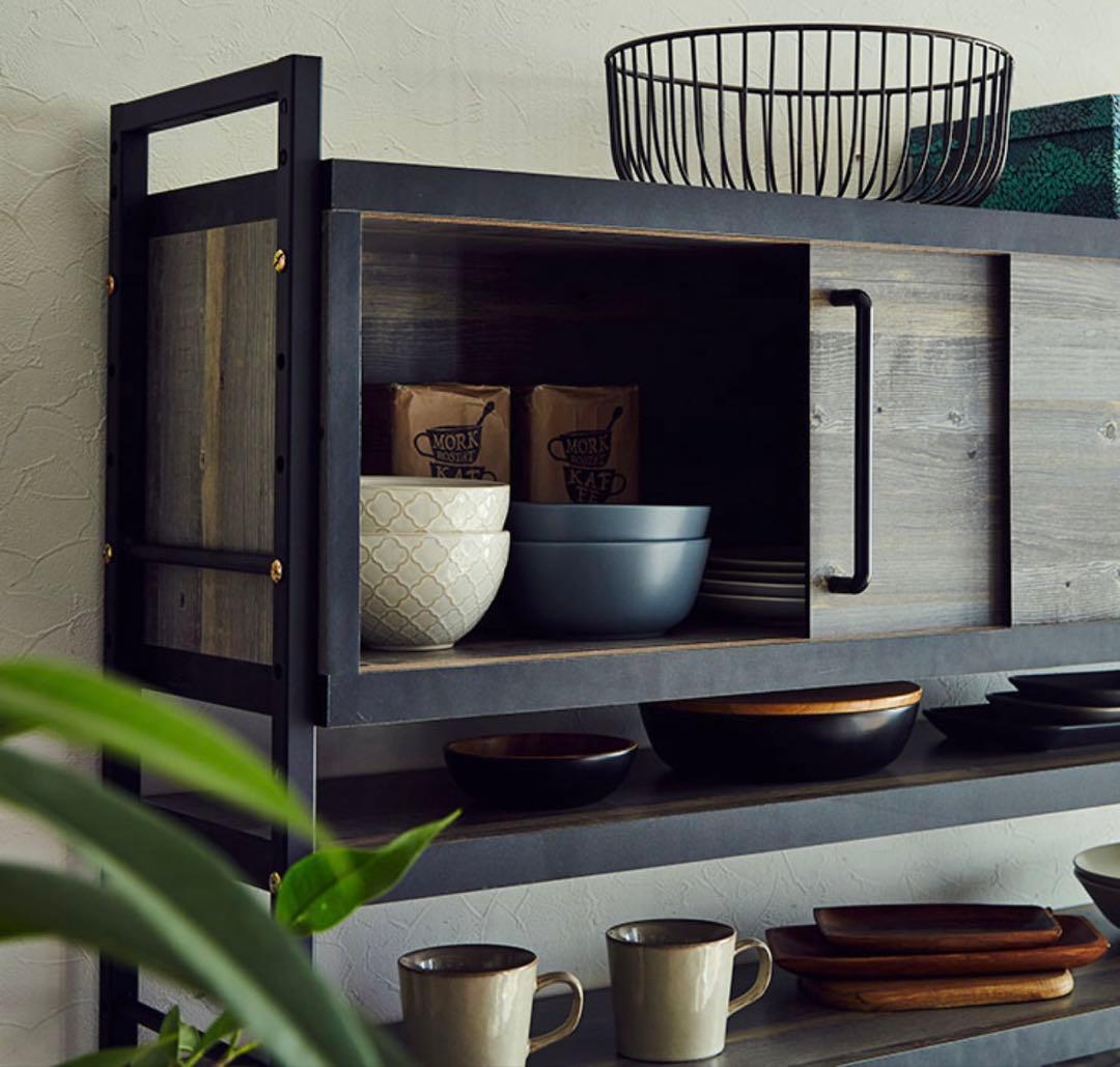 【送料込み】【12月末までの出品】大川家具 食器棚 カップボード キッチンボード