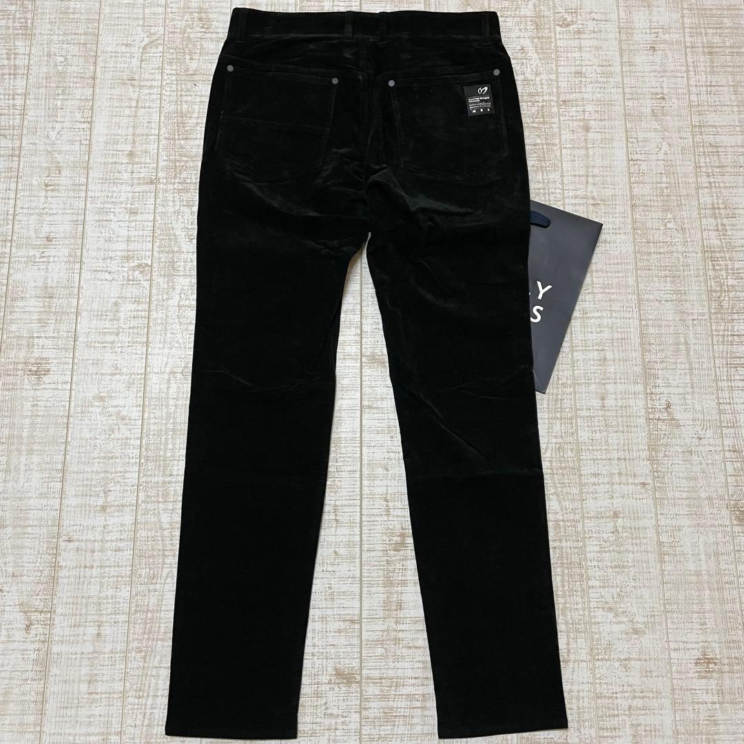 新品 マスターバニー ロングパンツ コーデュロイ ブラック Lサイズ （5）