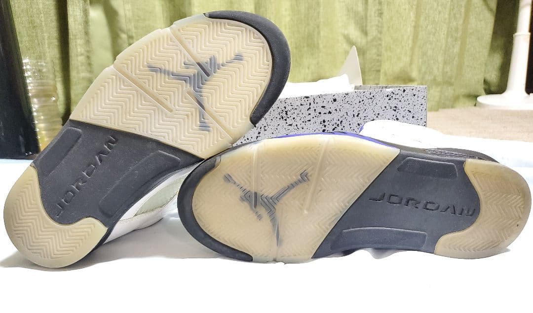 Air Jordan 5 ホワイト/パープル