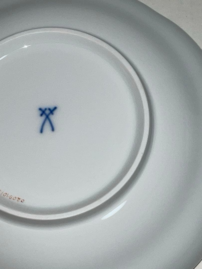 マイセン イエローローズ わすれな草 トリオ