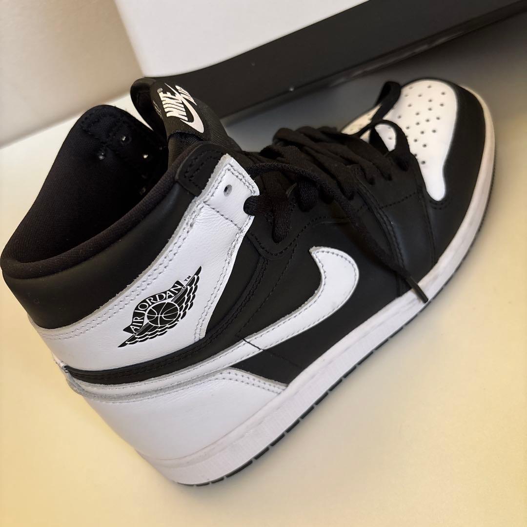 エアジョーダン1 HIGH OG BLACK and WHITE 26.5