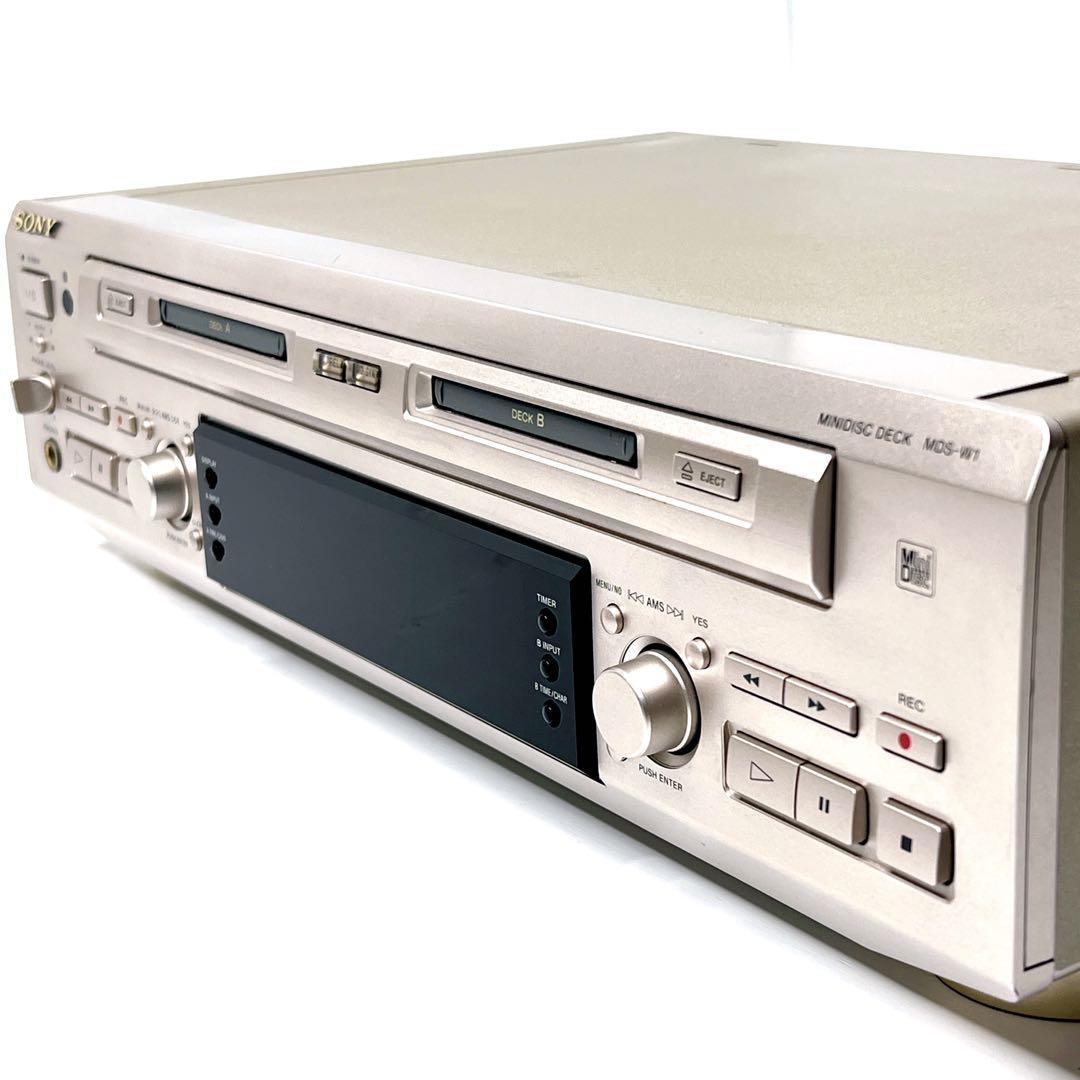 【美品・動作品】SONY MDS-W1 MDデッキ　動作良好