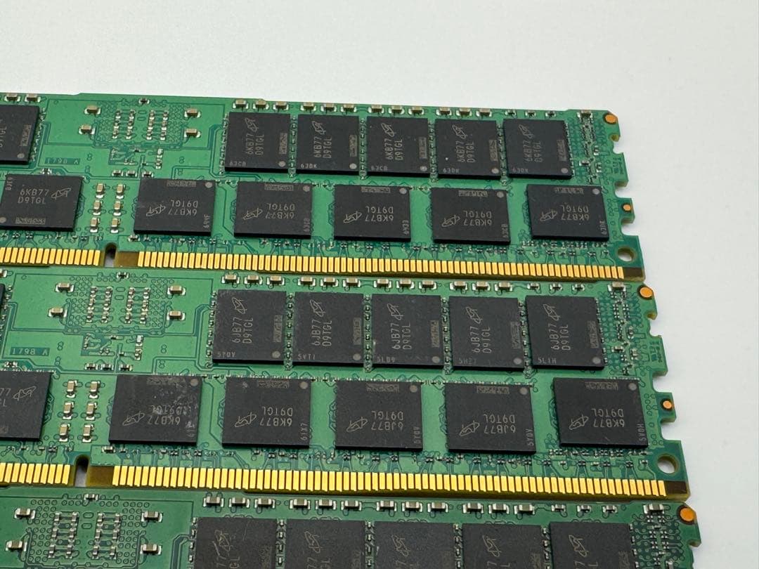 ⑦Crucial 16GB DDR4-2133P RDIMM 4枚セット