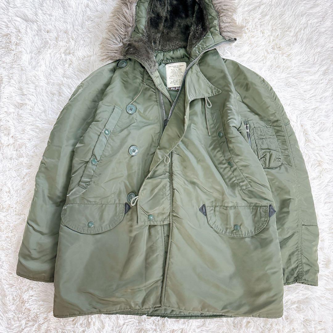 USA製 ALPHA N-3B ジャケット ヴィンテージ 旧タグ