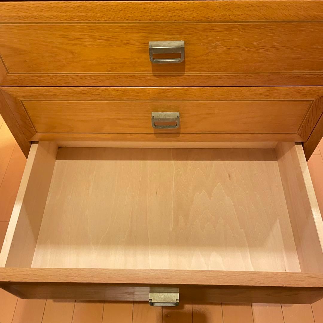 希少　カリモク　４段チェスト　タンス　引き出し サイドチェスト　ヴィンテージ