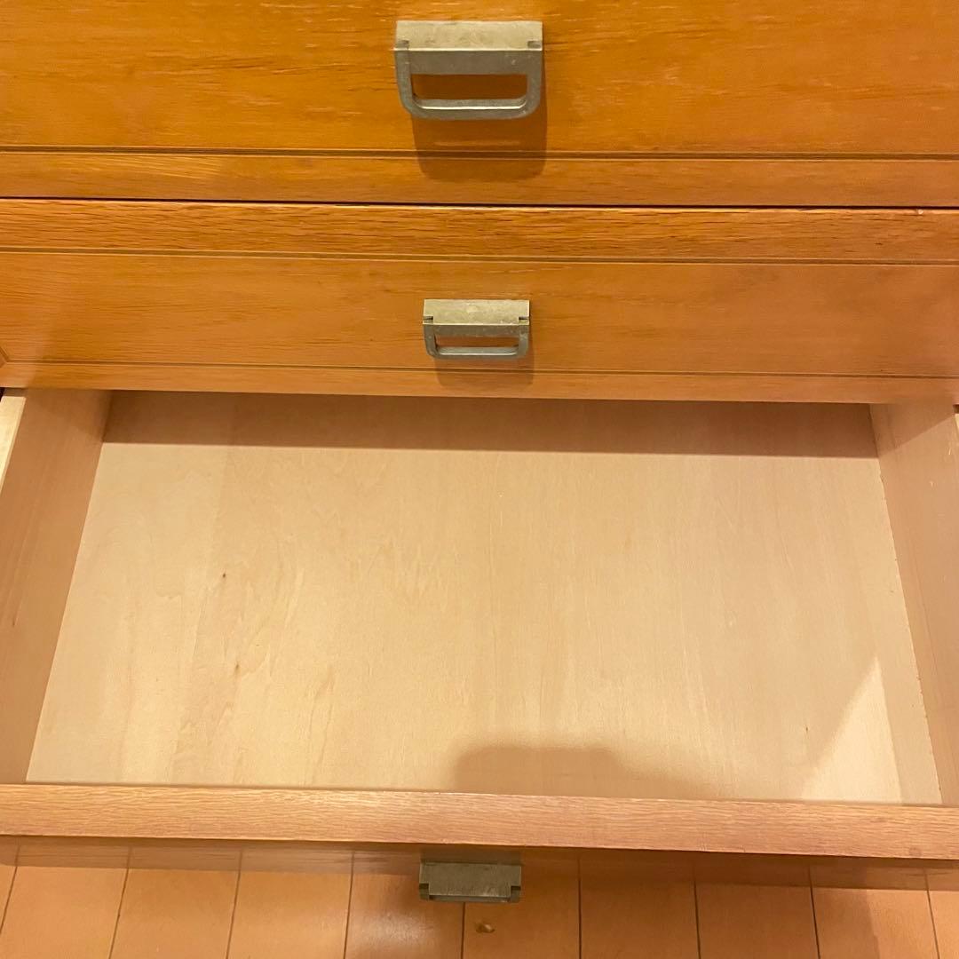 希少　カリモク　４段チェスト　タンス　引き出し サイドチェスト　ヴィンテージ