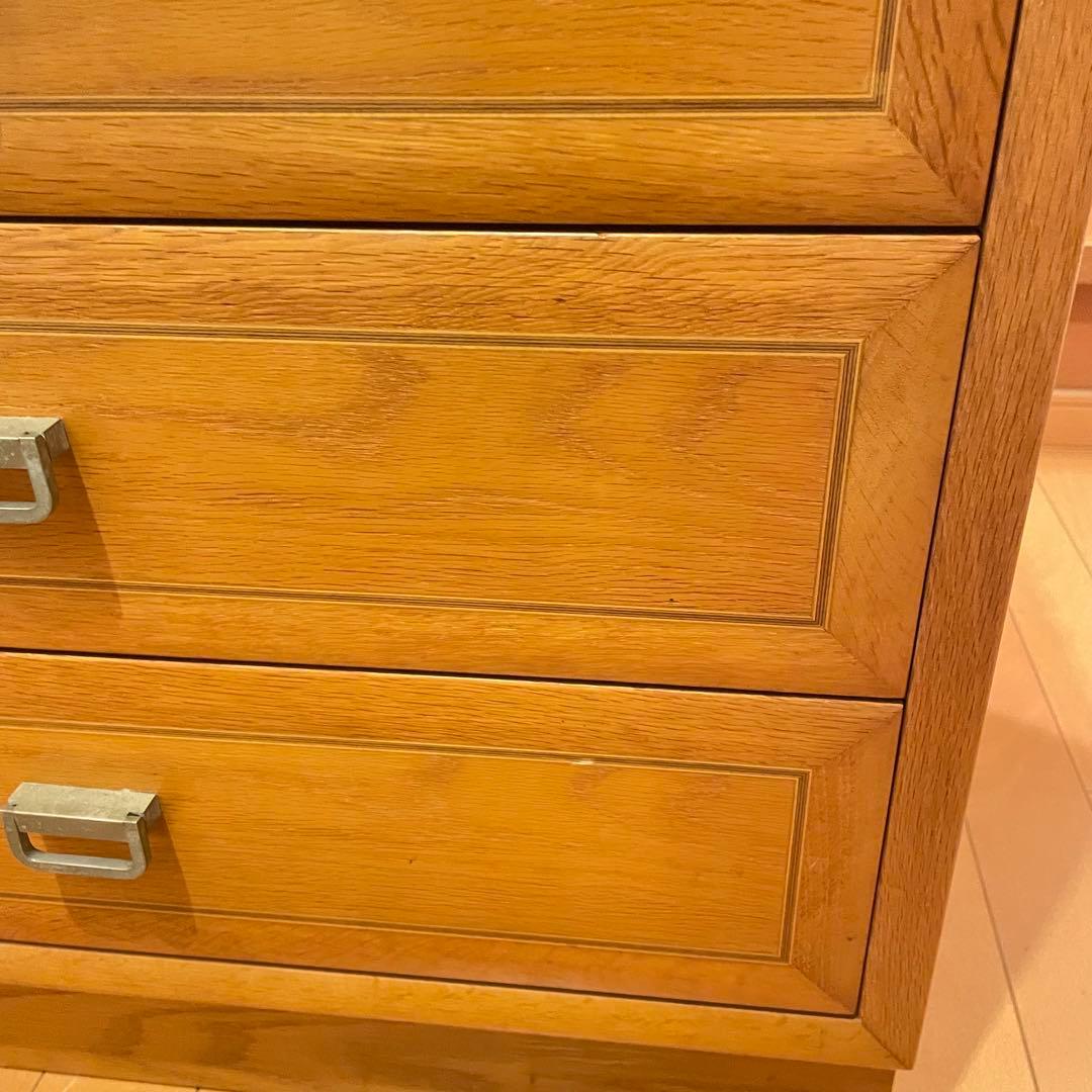 希少　カリモク　４段チェスト　タンス　引き出し サイドチェスト　ヴィンテージ