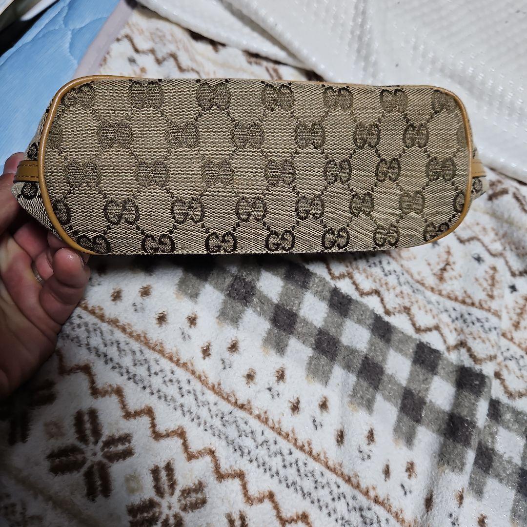 P*e様 GUCCI ベージュ GGパターン ハンドバッグ